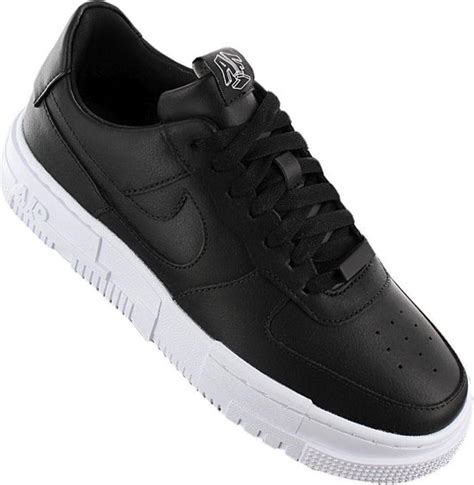 nike air force 1 dames zwart wit|zwarte air force 1.